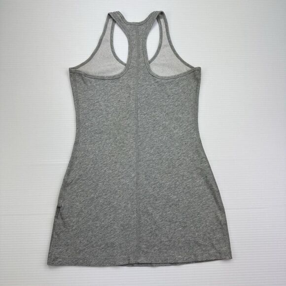 Nike Dri-Fit Slim Fit Gray Sleeveless Tank Athletic Shirt Women's Size Small - Picture 3 of 8